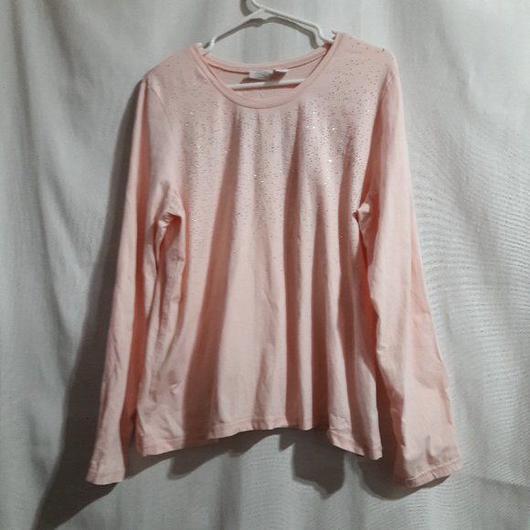 Weekends By Chico's Beaded Top Womens Size:3 - Picture 1 of 4